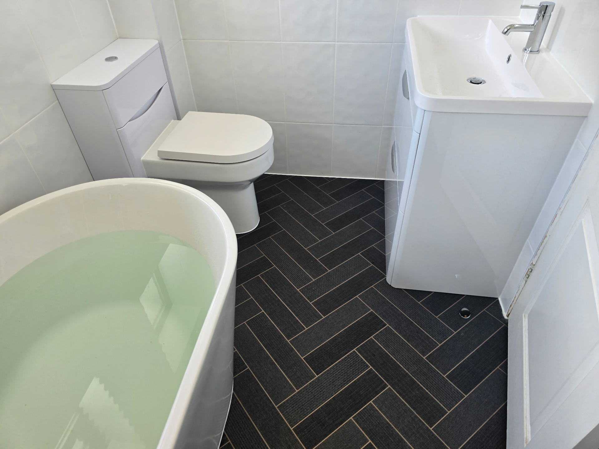 Luxury Freestanding Bath & Walk-In Shower completed by Blue Sky Luxury Bathrooms in Lichfield, WS13