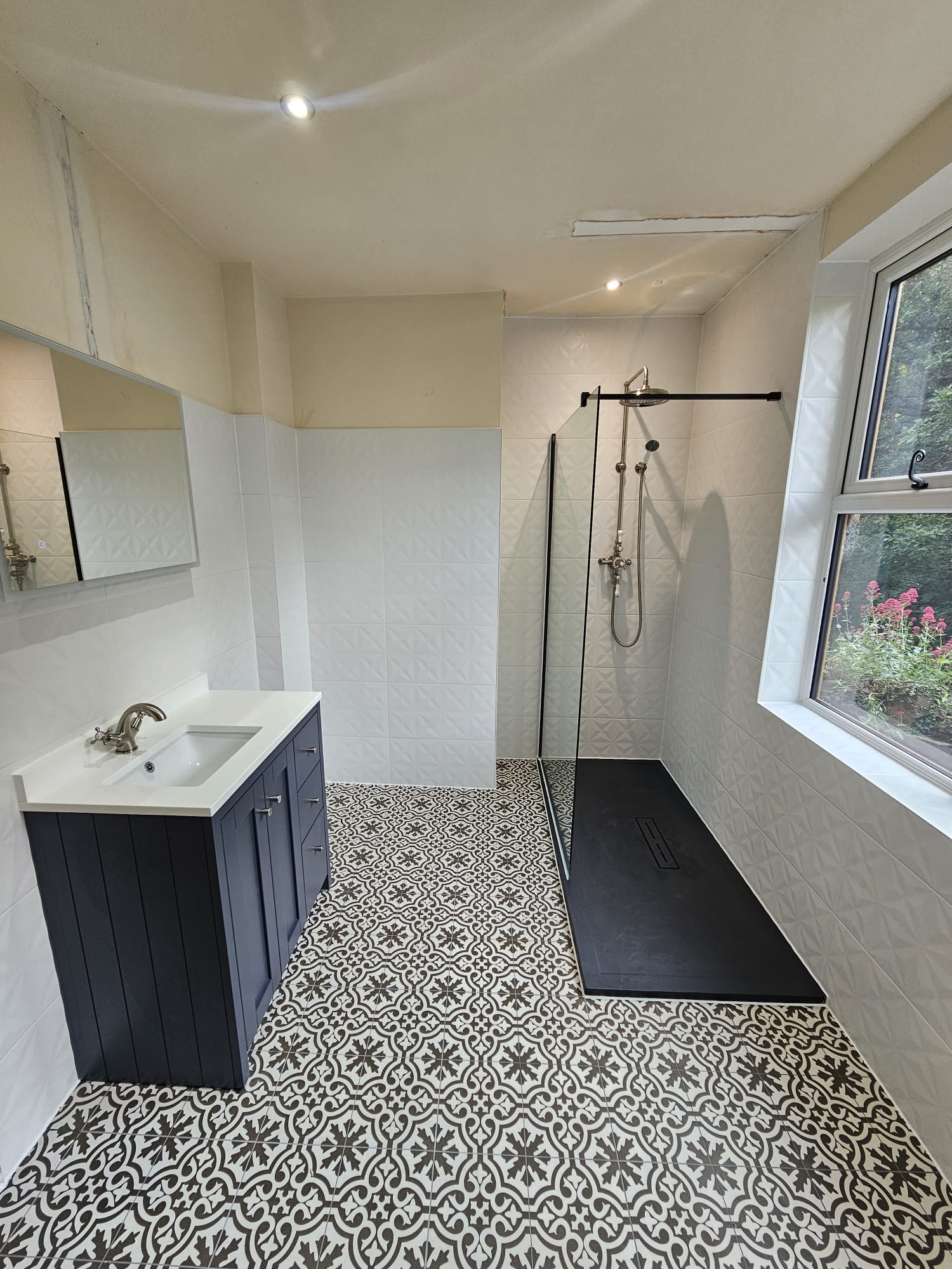 Wet Room Installation completed by Blue Sky Luxury Bathrooms in Sutton Coldfield, B73