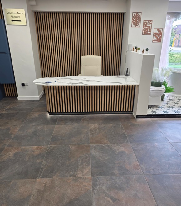 Blue Sky Luxury Bathrooms Tamworth showroom — serving Sutton Coldfield